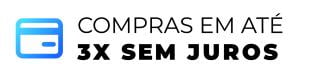3x sem juros 