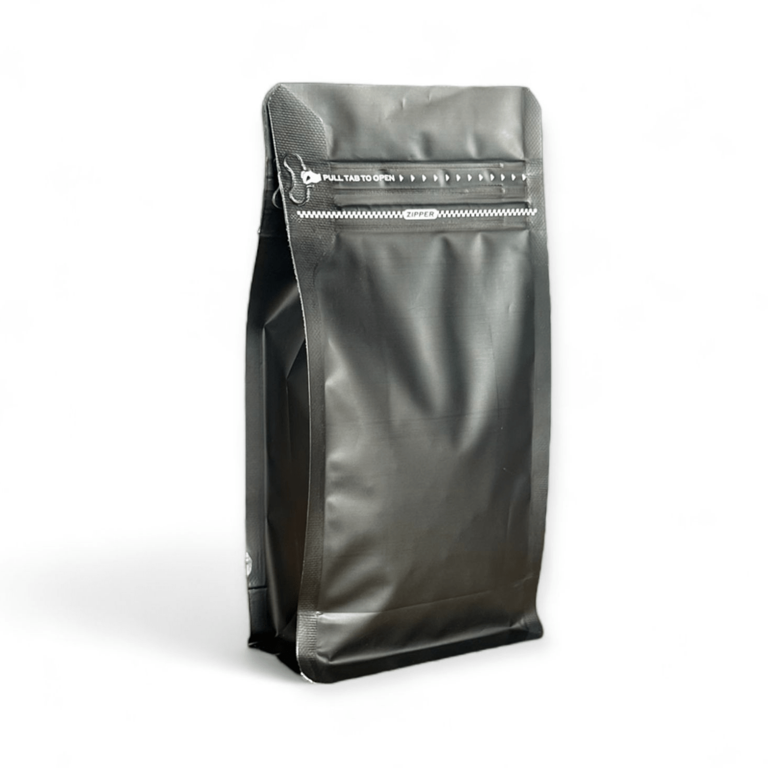 Embalagem para Café 100g Box Pouch Preto Fosco com Zip lock
