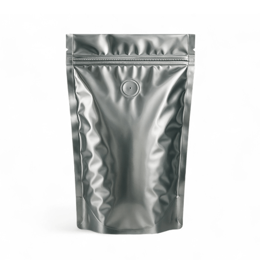 Embalagem para Café 250g Stand Up Prata