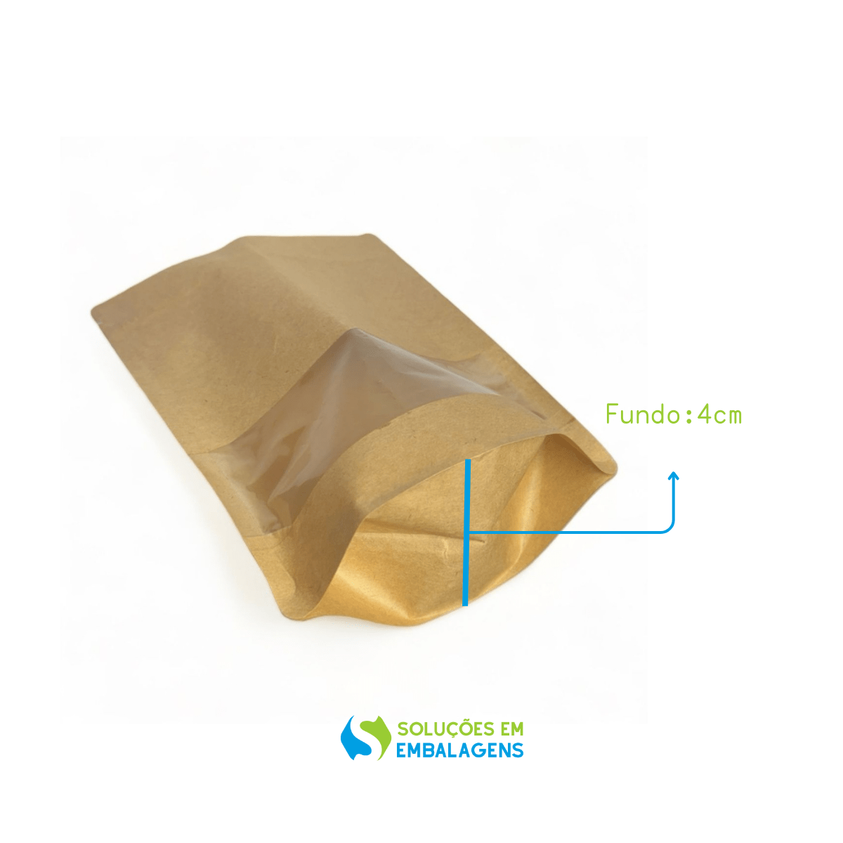SACO STAND UP 17X24 COM JANELA ZIP LOCK