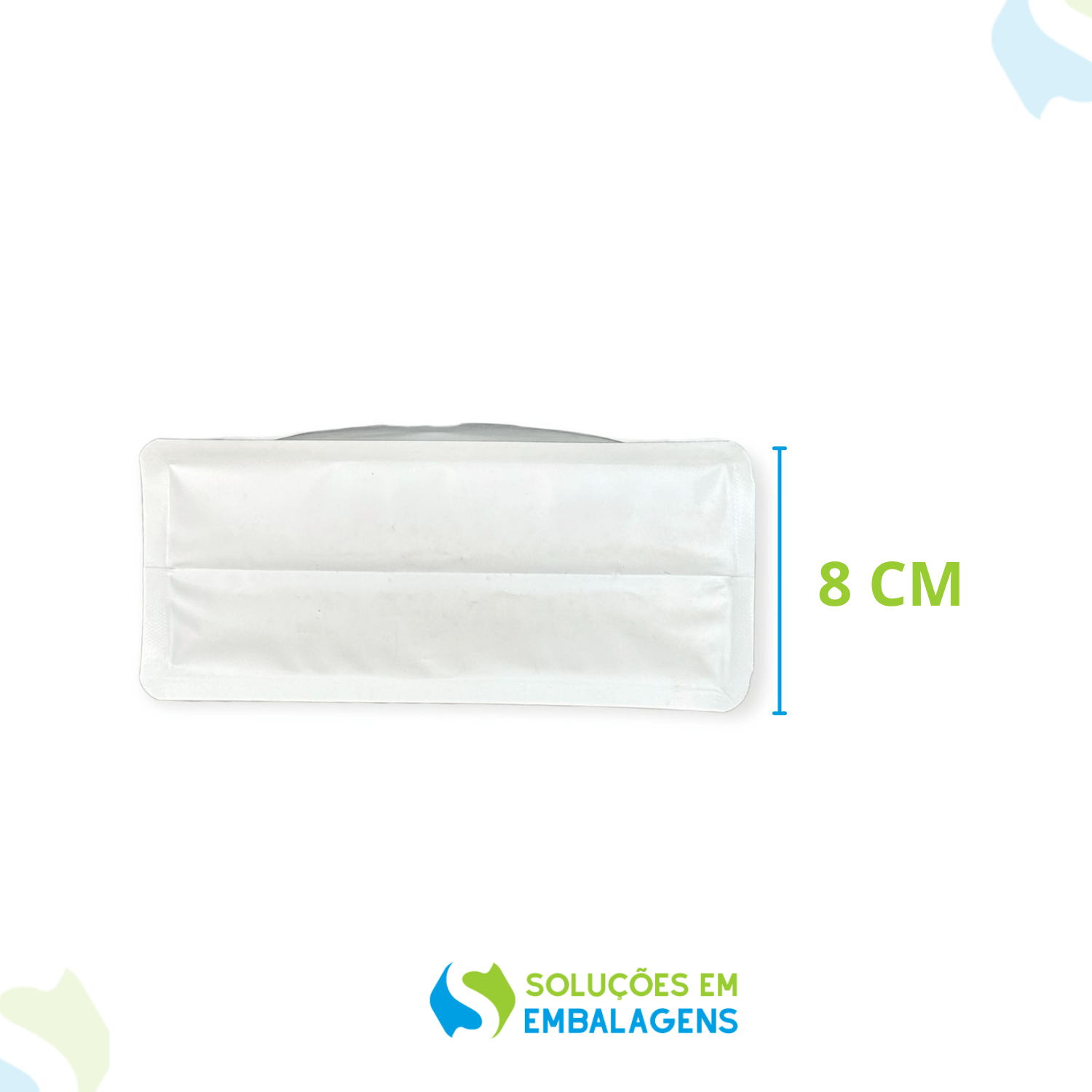 Embalagem Box Pouch com Visor Branca 18x28+8 com Zip Lock