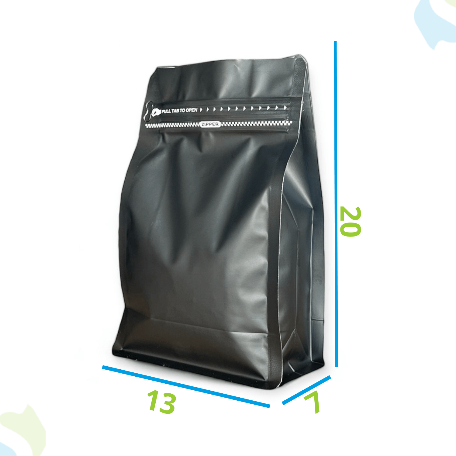 極美品　everyone PAPERBACK POUCH STANDARD Embalagem Box Pouch Preta 13x20+7 com Zip Lock - Soluções em
