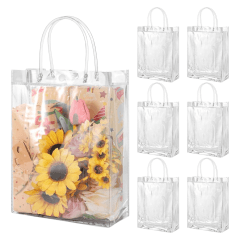 Sacolas para Presente Transparente PVC com Botão