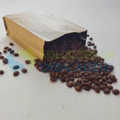 Embalagem para Café em grão Kraft 500 gramas