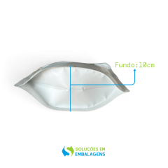 Embalagem para Café 1 Kg Stand Up Branco Fosco 