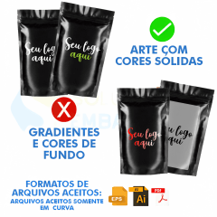 Stand Up Preto Fosco 12x19 Personalizado