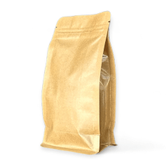 Embalagem para Café 100g Box Pouch Kraft com Zip lock
