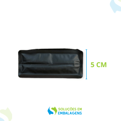 Embalagem para Café 100g Box Pouch Preto Fosco com Zip lock