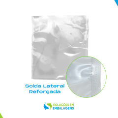 Saco a Vácuo com Solda Lateral 22x30 - Nylon Poli