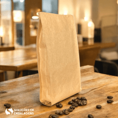 Embalagem para Café 500g Kraft 4 soldas