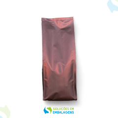 Embalagem para Café 1Kg Marrom Fosco 4 soldas