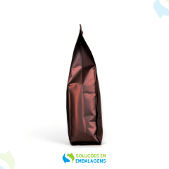 Embalagem para Café 1Kg Marrom Fosco 4 soldas