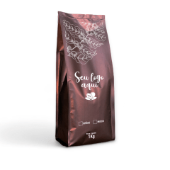 Embalagem para Café 1Kg Marrom Fosco 4 Soldas Personalizado