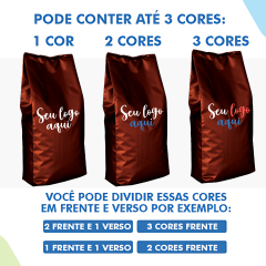 Embalagem para Café 250g Marrom Fosco Sanfonada Personalizada