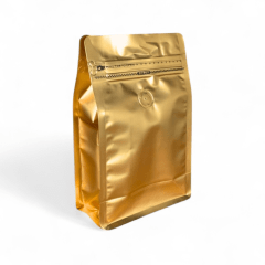 Embalagem Box Pouch Dourado Fosco 13x20