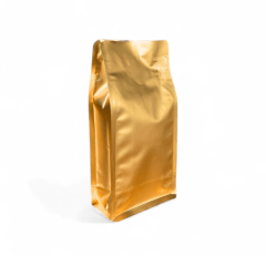 Embalagem Box Pouch Dourado Fosco 9x18