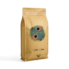 Embalagem para Café 1Kg Box Pouch Kraft com Impressão Digital