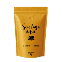 Embalagem para Café Stand Up Kraft 1Kg Personalizado