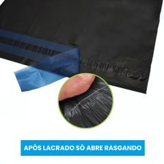 Envelope de Segurança Plástico Correios Cinza 12x18