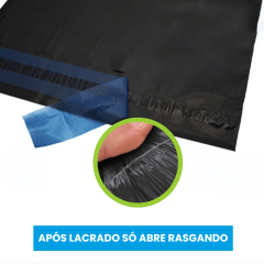Envelope de Segurança Plástico Correios Cinza 60x50