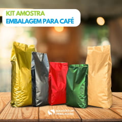 Kit Amostra Embalagens para Café