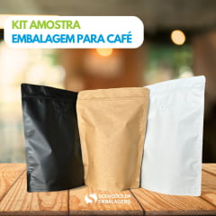 Kit Amostra Embalagens para Café