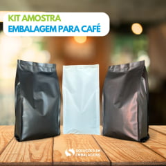 Kit Amostra Embalagens para Café