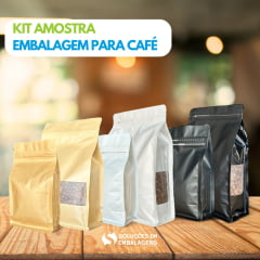 Kit Amostra Embalagens para Café