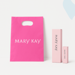 Sacola Boca de Palhaço Rosa 20x30 -  Arte Mary Kay