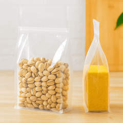 Embalagem Saco Box Pouch Transparente com Zip 10x20+8