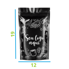 Stand Up Preto Fosco 12x19 Personalizado