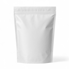 Stand Up Pouch Branco Fosco com Zíper 30x43cm